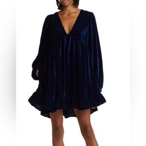 Free People Estell Velvet Dress